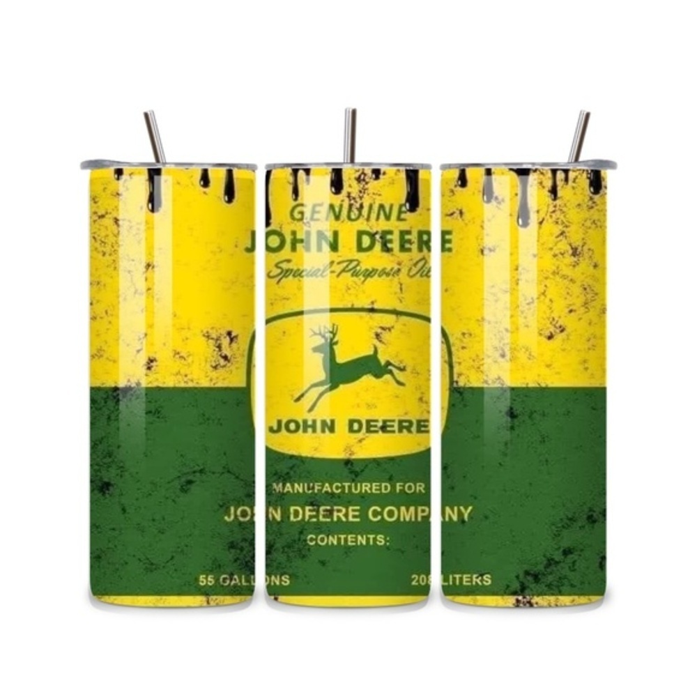 John Deere 20oz Stainless Steel Tumbler
